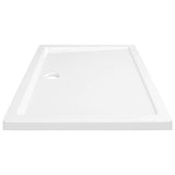 Rectangular ABS Shower Base Tray White 70x100 cm 148906