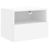 5 Piece TV Wall Units White Engineered Wood 3216539