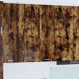 Hanging Cabinet Smoked Oak 60 x 31 x 100 cm Engineered Wood 884358