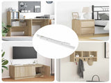 Drawer Slide 87 pcs White Steel 864649