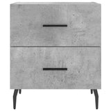 Bedside Cabinet Concrete Grey 40x35x47.5 cm Engineered Wood 827348