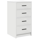 Dressing Table with Mirror Lights 3 pcs White Engineered wood 3334218