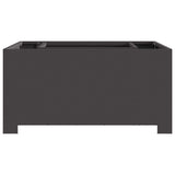 Fire Pit Black 80 x 80 x 40 cm Steel 858964