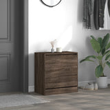 Shoe Cabinet Brown Oak 60x34x63.5 cm Engineered Wood 839944