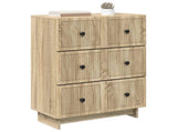 Drawer Cabinet Sonoma Oak 66 x 34.5 x 90 cm Engineered Wood 893917