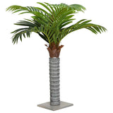 Artificial Palm Tree 12 Leaves 150 cm Green 4103576