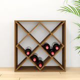 ZNTS Wine Cabinet Honey Brown 62x25x62 cm Solid Wood Pine 821545