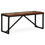 Bench Solid Reclaimed Wood 110x35x45 cm 244901