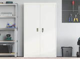 Storage Cabinet White 80 x 40 x180 cm Steel 3406189