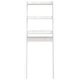 Toilet Rack White 63.5x32x179 cm Solid Wood Pine 824654