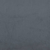 ZNTS Box Spring Bed with Mattress Dark Grey 140x200 cm Velvet 3285288