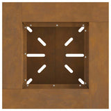 Fire Pit Brown 48 x 48 x 40 cm Weathering Steel 858923