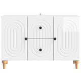 TV Cabinet High Gloss White 89 x 34.5 x 60 cm Engineered Wood 894199