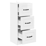 Drawer Cabinet High Gloss White 33 x 34.5 x 87 cm 895769