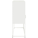 Sideboard White 100.5x39x107 cm Cold-rolled Steel 853421
