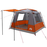 Party Tent Grey and Orange 10-Person 42017450
