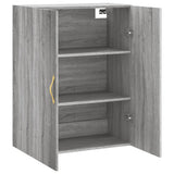 Wall Mounted Cabinet Grey Sonoma 69.5x34x90 cm 828410
