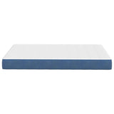 Bed Mattress with Mattress Blue 120 x 190 cm Fabric 42008279