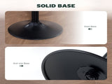 Set of Two Faux Leather Bar Stools - Dark Green T3398P423526