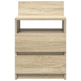 Bedside Cabinet with 2 Drawers Sonoma Oak 40x33x60 cm 858564