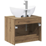 Bathroom Furniture Set Artisan Oak Engineered Wood 3404405