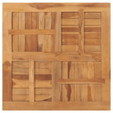 Table Top Teak Solid Teak Wood 80x80 cm Durable Table Top 48990