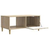 Coffee Table Sonoma Oak 90 x 50 x 40 cm Engineered Wood 895187