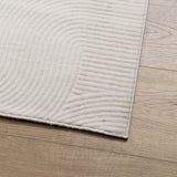 Rug IZA Short Pile Scandinavian Look Cream 100x200 cm 375439