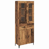 Highboard Old Wood 69.5 x 34 x 180 cm Engineered Wood 3415735