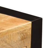 247400 Desk with 2 Drawers 110x50x77 cm Solid Mango Wood