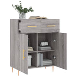 Sideboard Grey Sonoma 69.5x34x90 cm Engineered Wood 827970