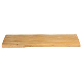 Table Top 80x40x2.5 cm Live Edge Solid Wood Mango 370706