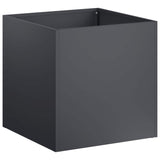 Garden Planter 2 pcs Anthracite 45 x 45 x 45 cm 8004971