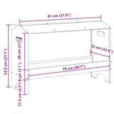 Chicken Feeding Trough Olive Green 81 x 32 x 53.5 cm 874619