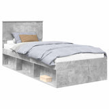 Bed Frame with Headboard Concerte 90 x 200 cm Solid Pine Wood 3410648