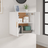 Wall Cabinet White 60x30x60 cm Engineered Wood 812888