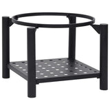 Fire Pit with Poker 54x54x55 cm Steel 313639