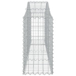 Arched Gabion Baskets 13 pcs 200x30x60/80 cm Galvanised Iron 3145399