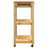Kitchen Trolley MONZA 84x40x88.5 cm Solid Wood Pine 376103