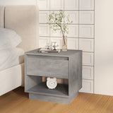 Bedside Cabinets 2 pcs Concrete Grey 45x34x44 cm Engineered Wood 809521