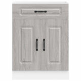 Kitchen Base Cabinet Kalmar Grey Sonoma Engineered Wood 853493