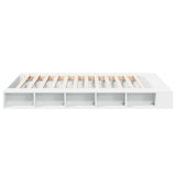 Bed Frame without Mattress White 150x200 cm King Size 3280468