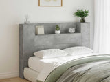 Headboard Concrete Grey Engineered Wood 3418659