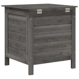 Garden Storage Box Anthracite 50x49x56.5 cm Solid Wood Fir 364750
