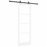 Sliding Door ORKDAL White and Black 83 x 232 cm 3332170