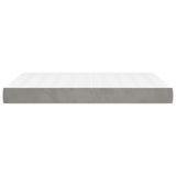 Pocket Spring Bed Mattress Medium Light Grey 137x190x20 cm Full 347875