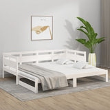 Pull-out Day Bed without Mattress White 2x cm 820318