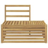Outdoor Sofa Set White 91 x 63 x 73 cm Solid Acacia Wood 901508