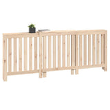 Radiator Cover 210x21x85 cm Solid Wood Pine 822586