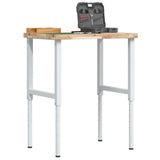 Workbench 80x60x cm Solid Wood Acacia Rectangular 3309712
